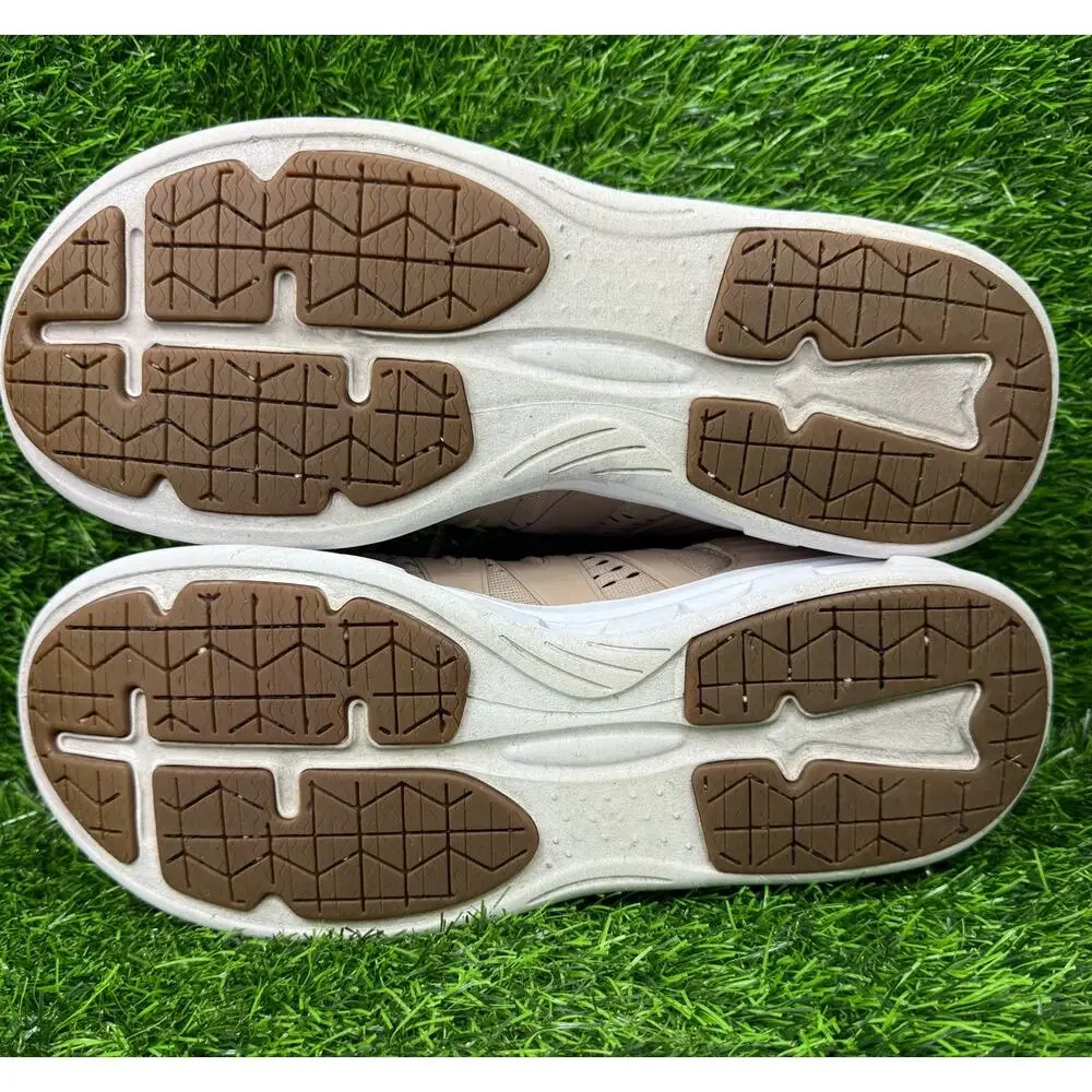 Magellan Outdoors Pro Water Shoes Mens 12D Tan Fishing Hiking Quick Lace Mesh